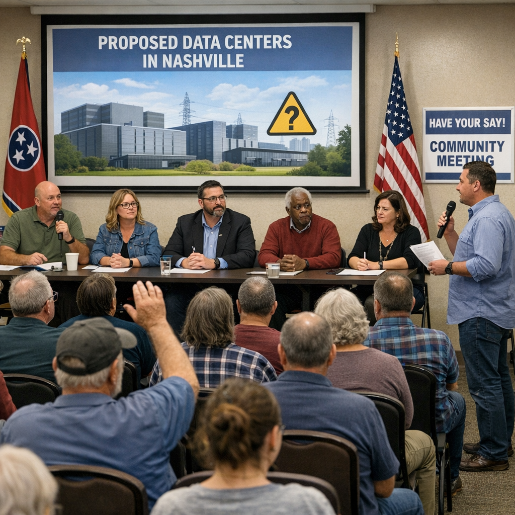 Nashville’s Data Center Developments Spark Community and Political Debate